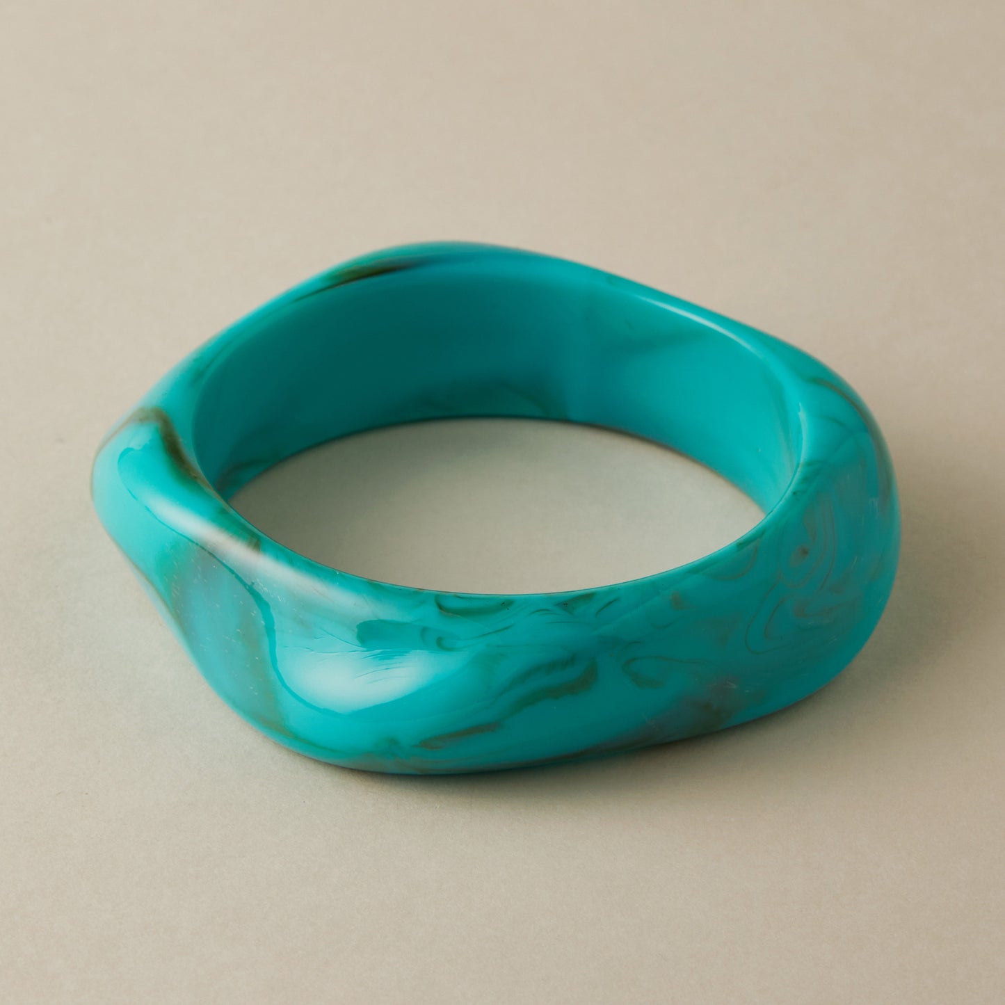 Irregular Resin Chunky Bangles Collection