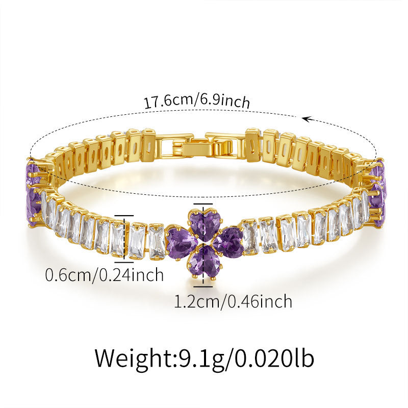 Luxury Gold Crystal & Vibrant Bead Bracelet