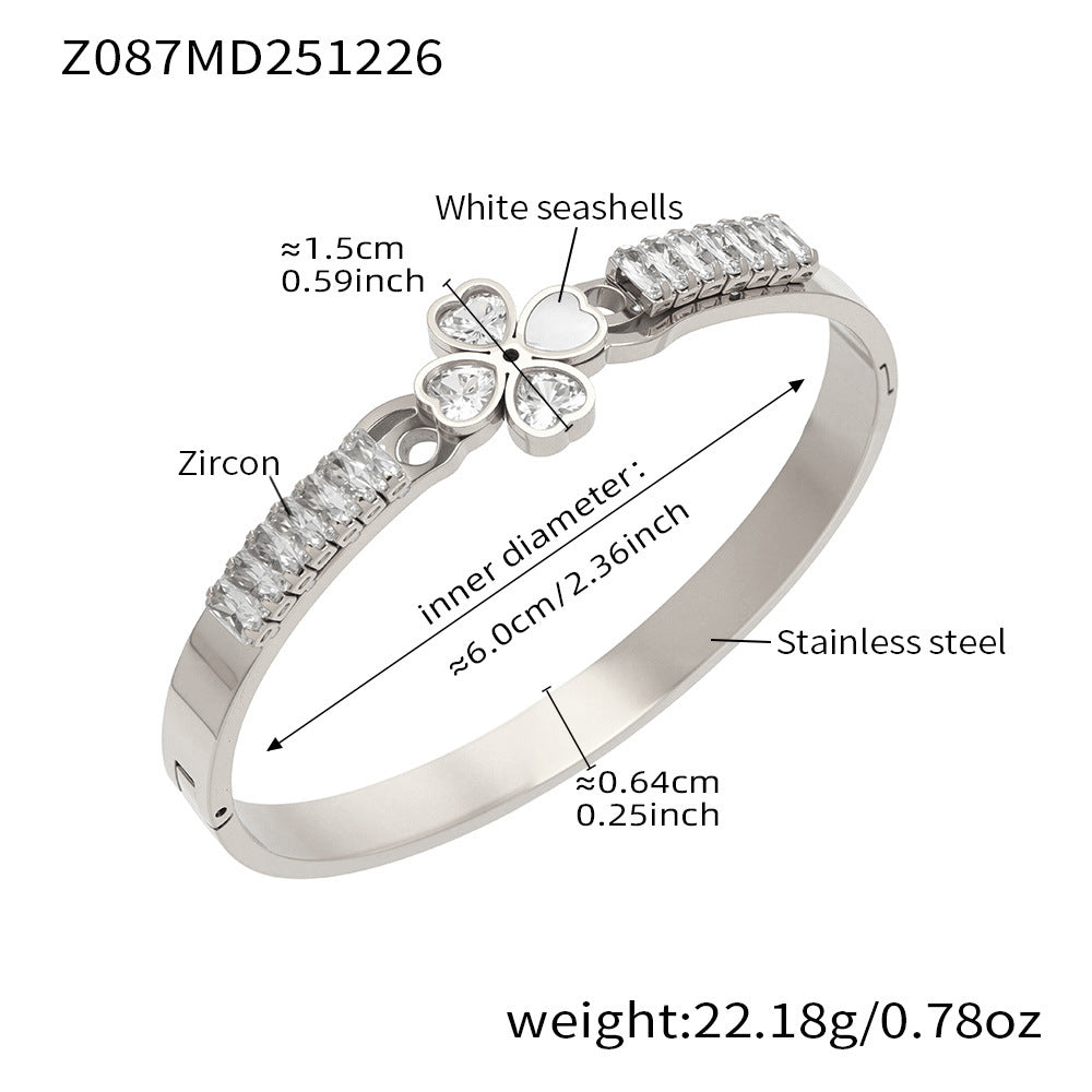 Crystal Symbolic Stackable Bangle Collection