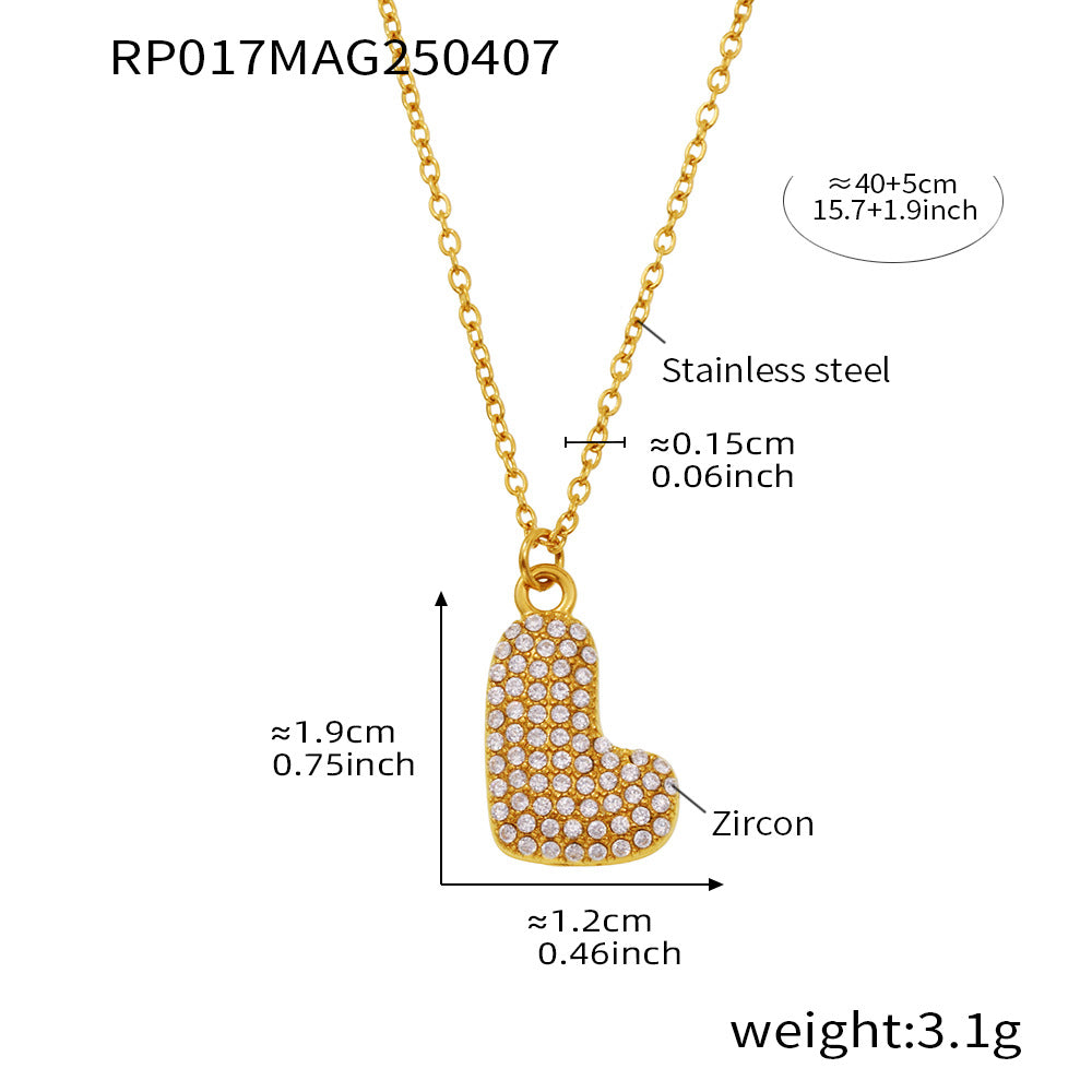 Pave Crystal Bubble Initial Necklace