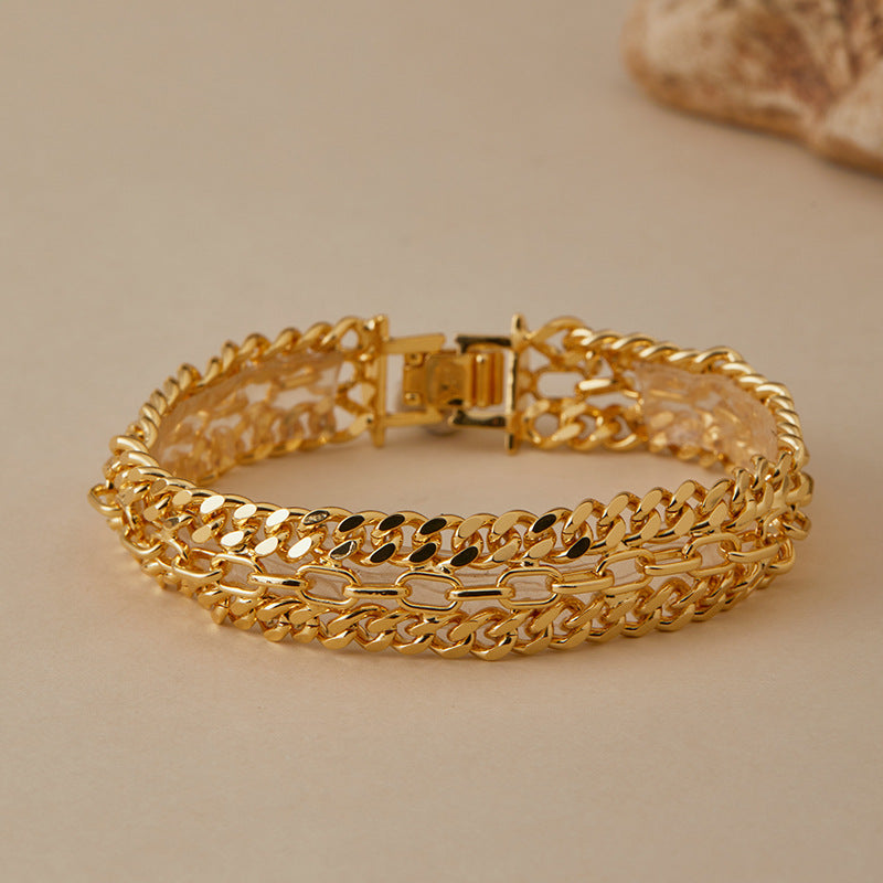 Elegant 18K Gold Bracelets Collection