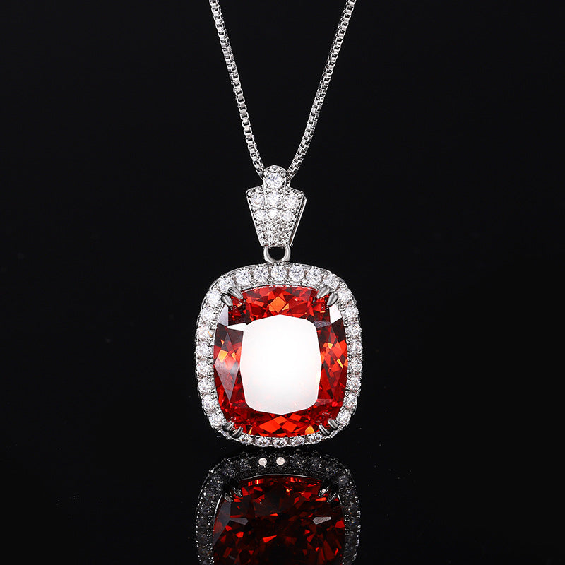 Regal Ruby Red Crystal Jewelry Set