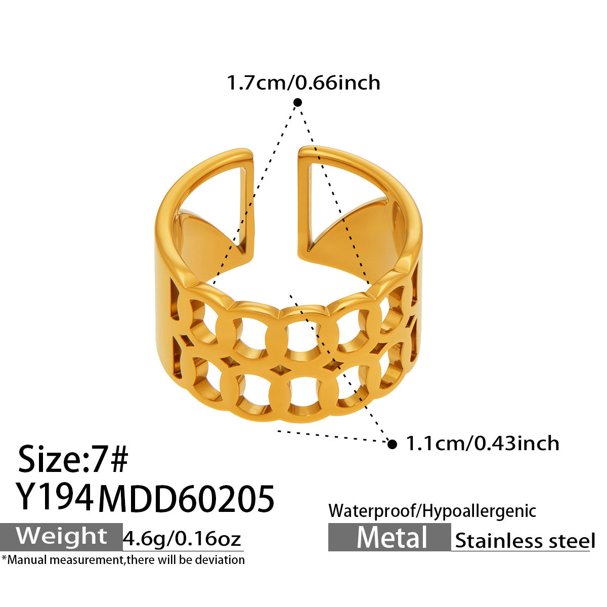 Urban Zen Minimalist Geometric Ring Set