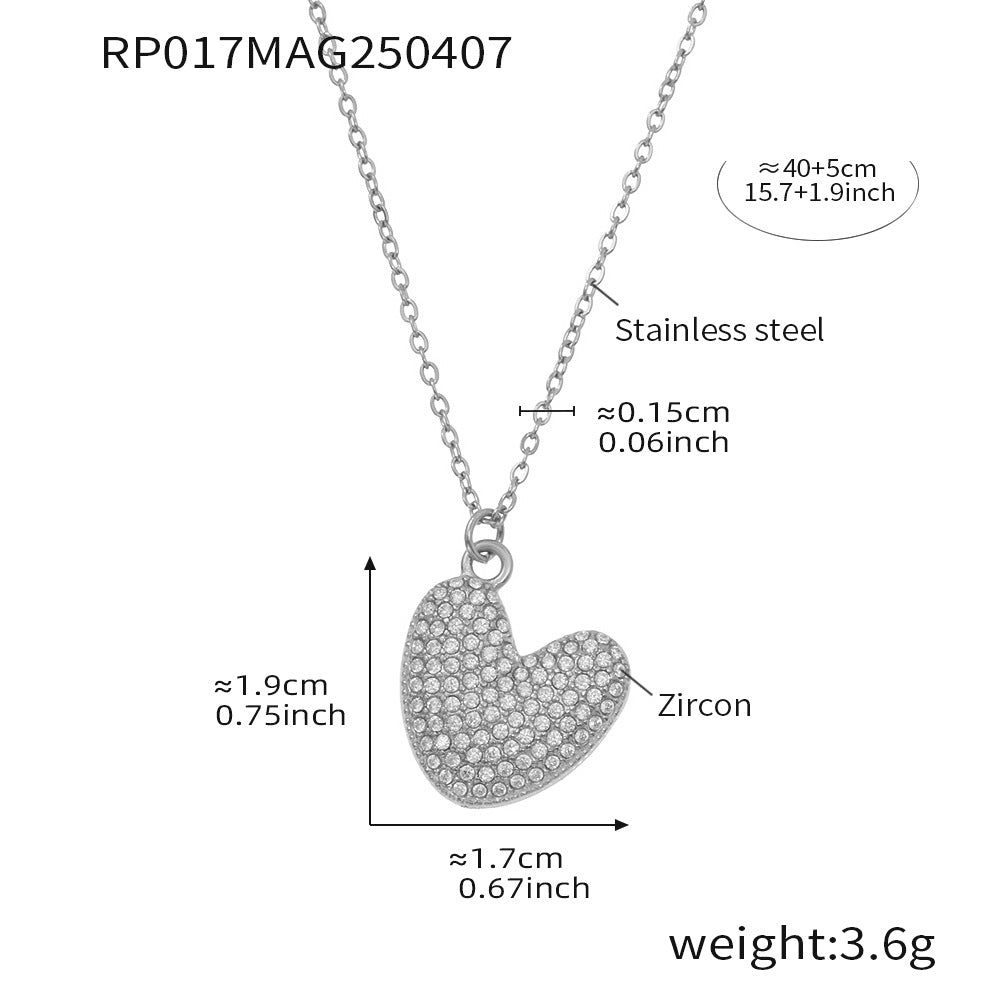 Pave Crystal Bubble Initial Necklace