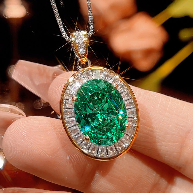 Majestic Oval Gemstone Halo Jewelry Sets