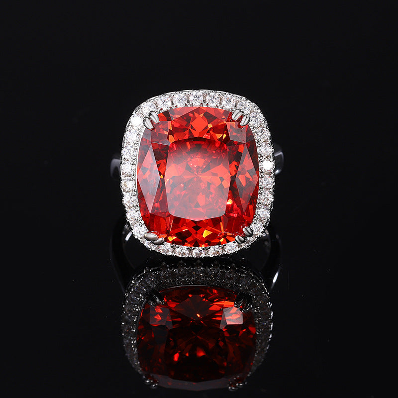 Regal Ruby Red Crystal Jewelry Set