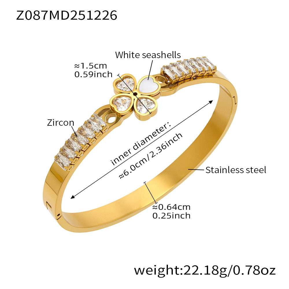 Crystal Symbolic Stackable Bangle Collection