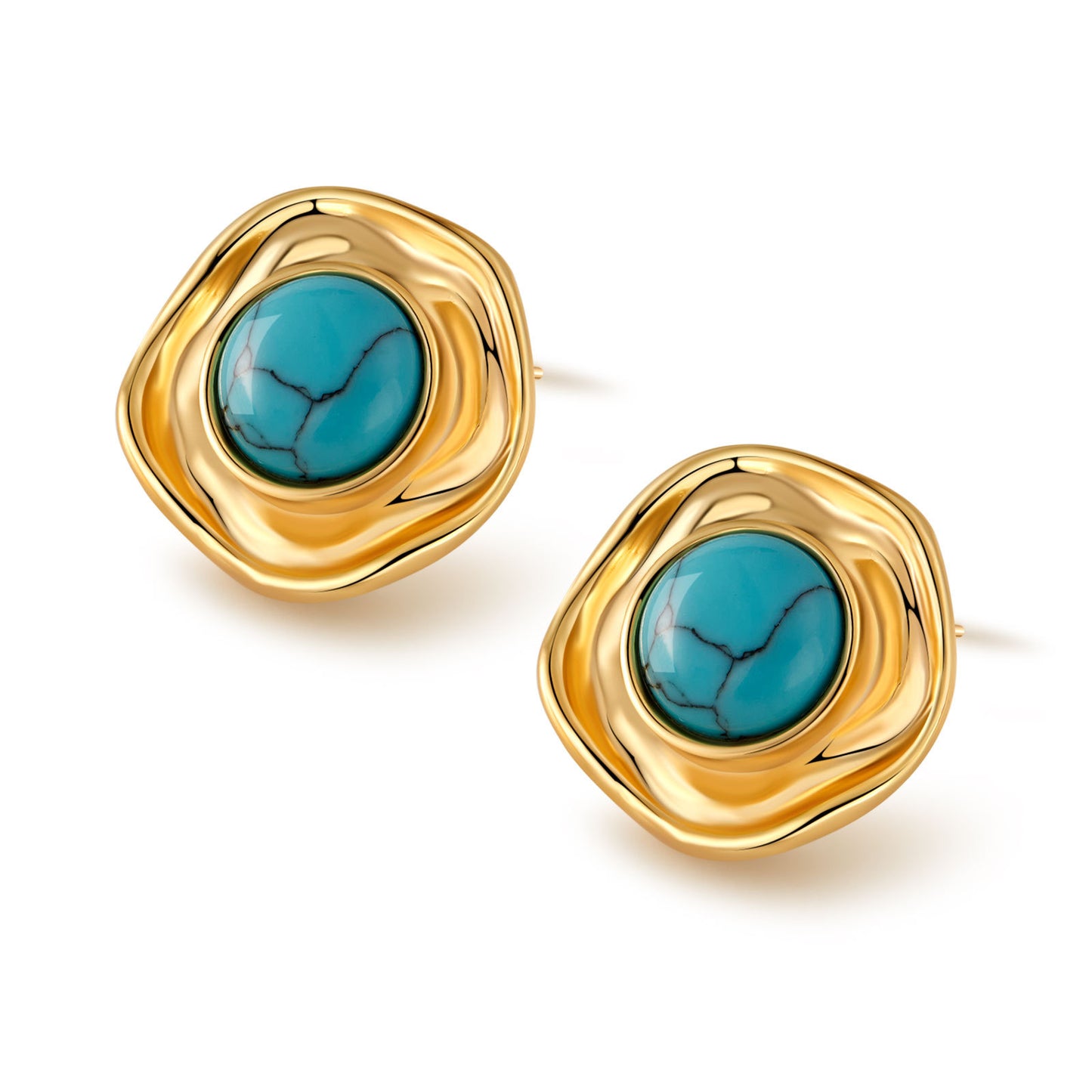 Tiger's Eye Vintage Earrings