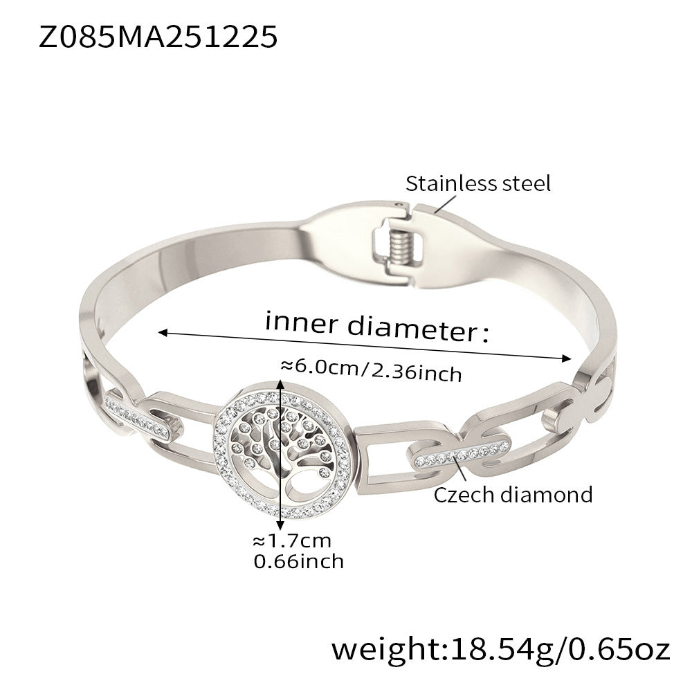 Crystal Symbolic Stackable Bangle Collection