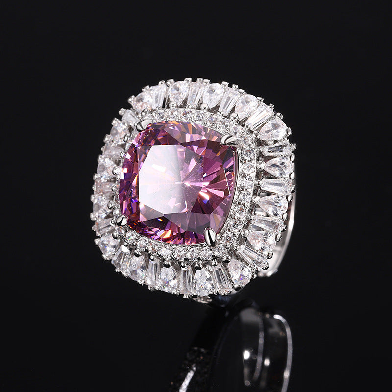 Royal Oval Halo Vibrant Crystal Set