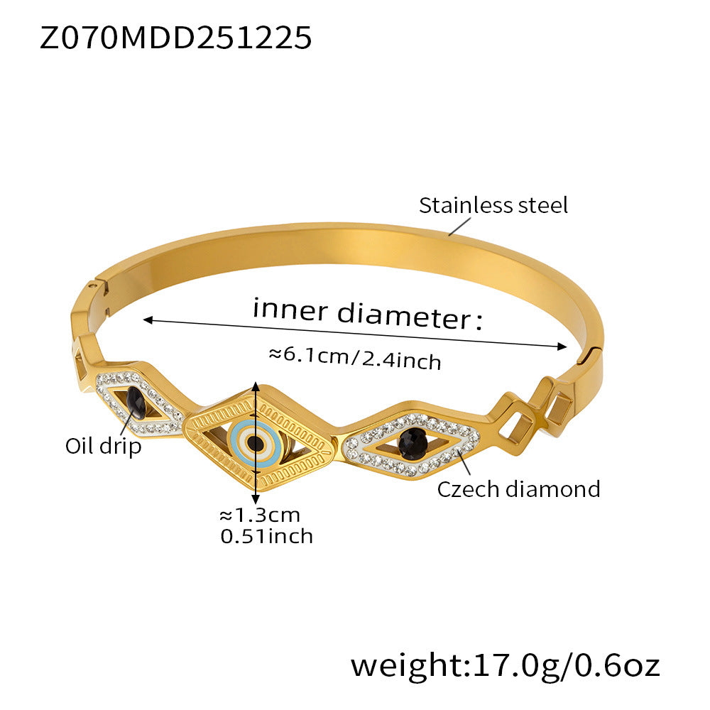 Crystal Symbolic Stackable Bangle Collection