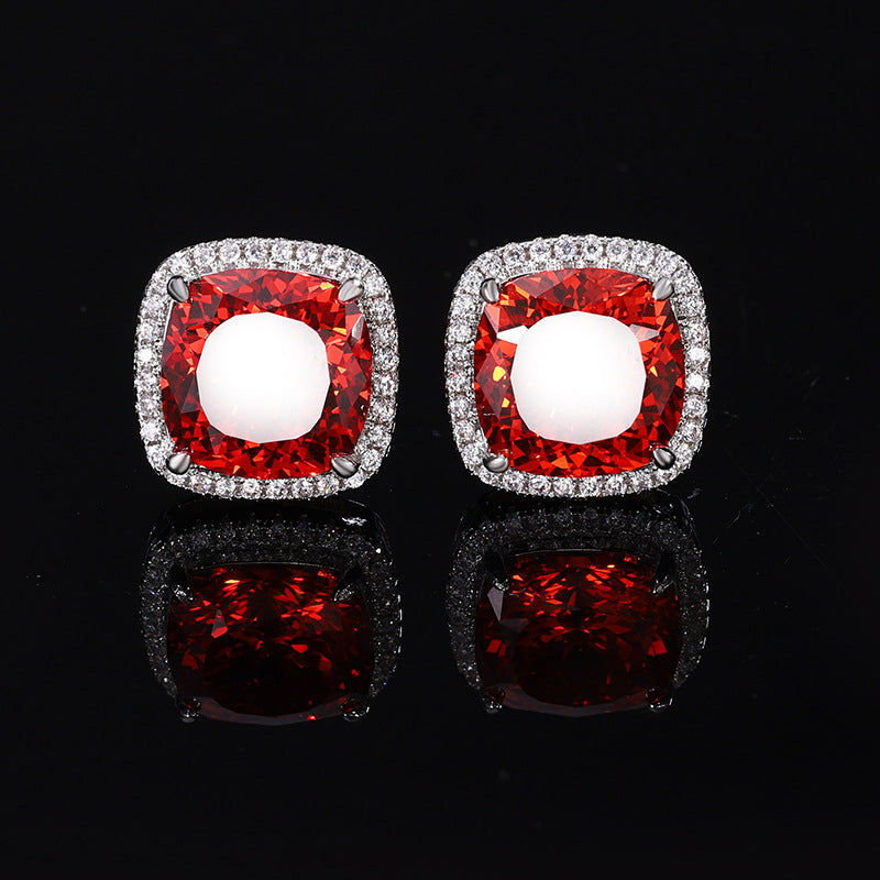 Regal Ruby Red Crystal Jewelry Set