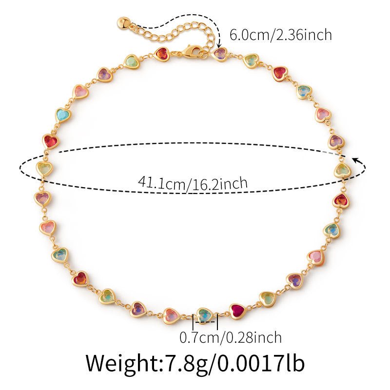 Dopamine Colored Necklace - Shuling Jewelry