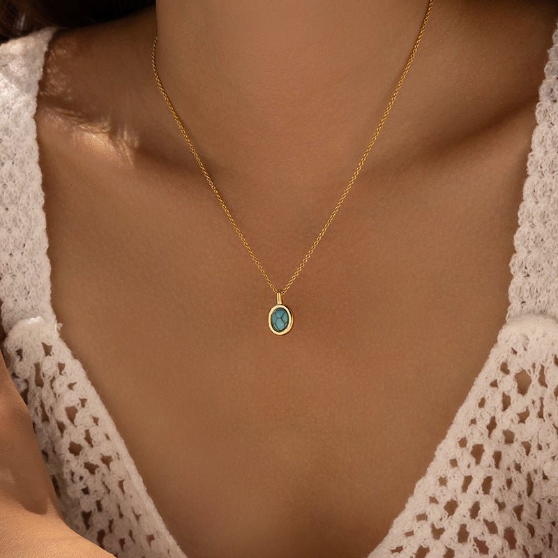 18K Gold Niche Tiger's Eye Necklace - Shuling Jewelry