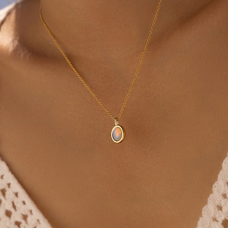 18K Gold Niche Tiger's Eye Necklace - Shuling Jewelry