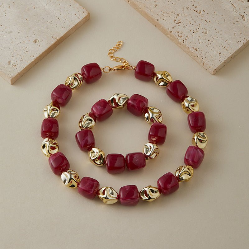 Dopamine Bead Bracelets Set - Shuling Jewelry