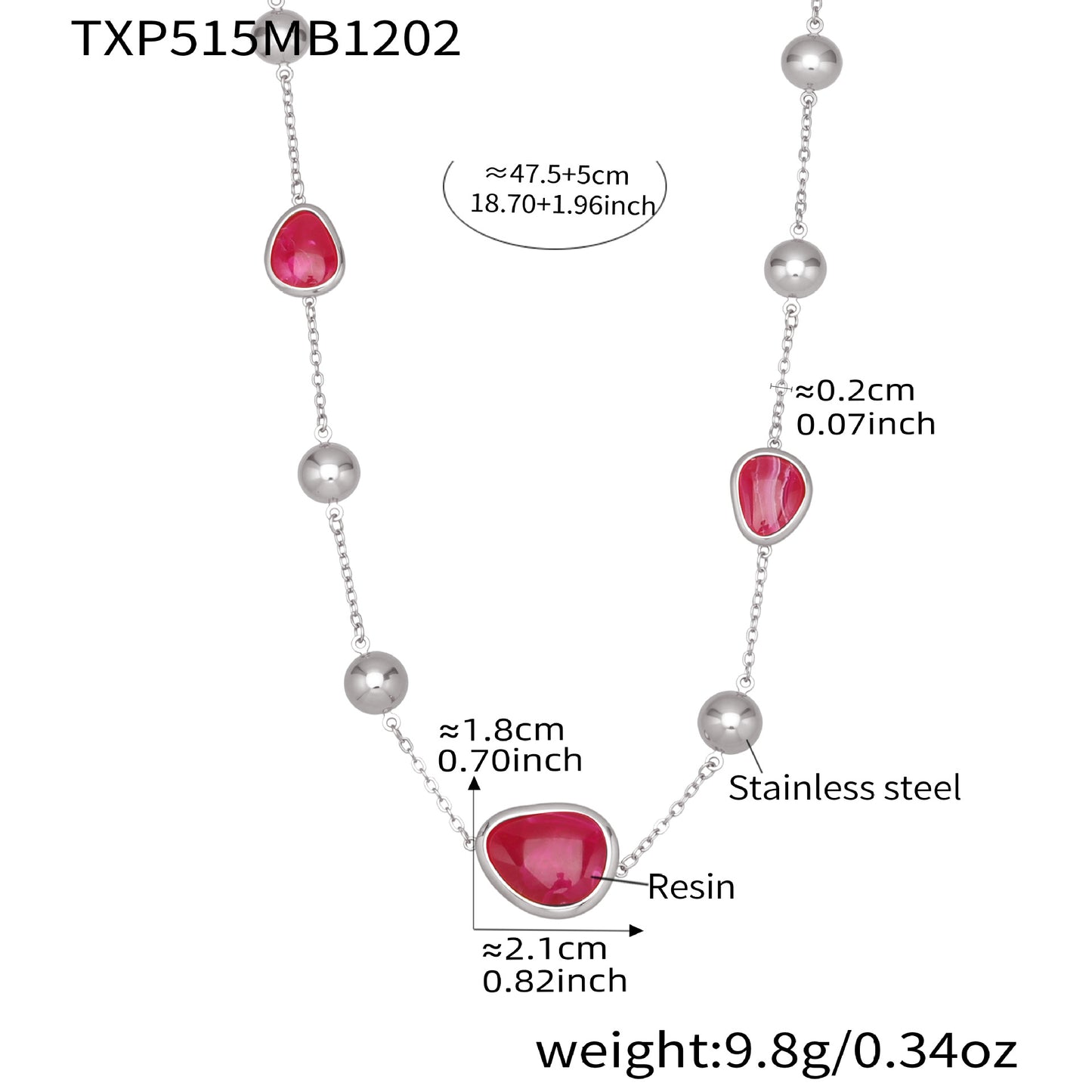 Colorful Resin Jewelry Sets