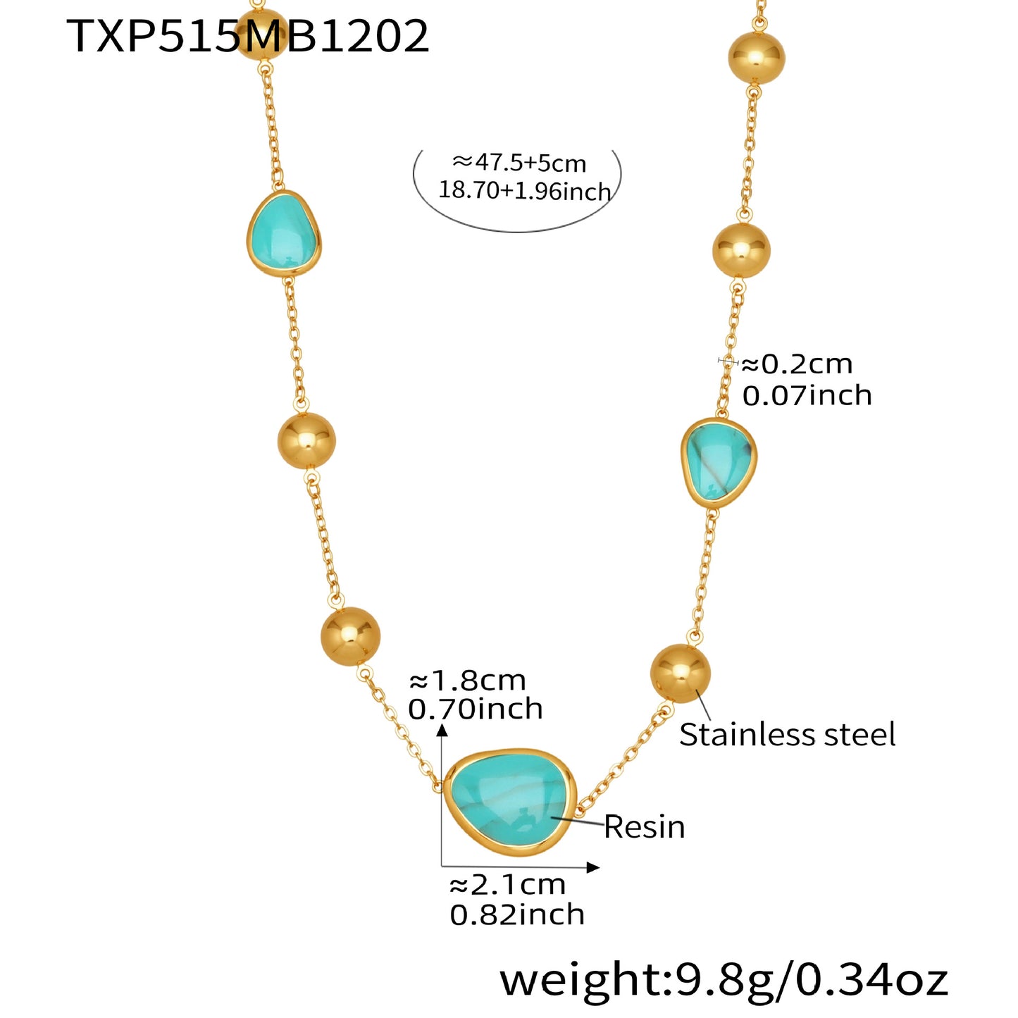 Colorful Resin Jewelry Sets