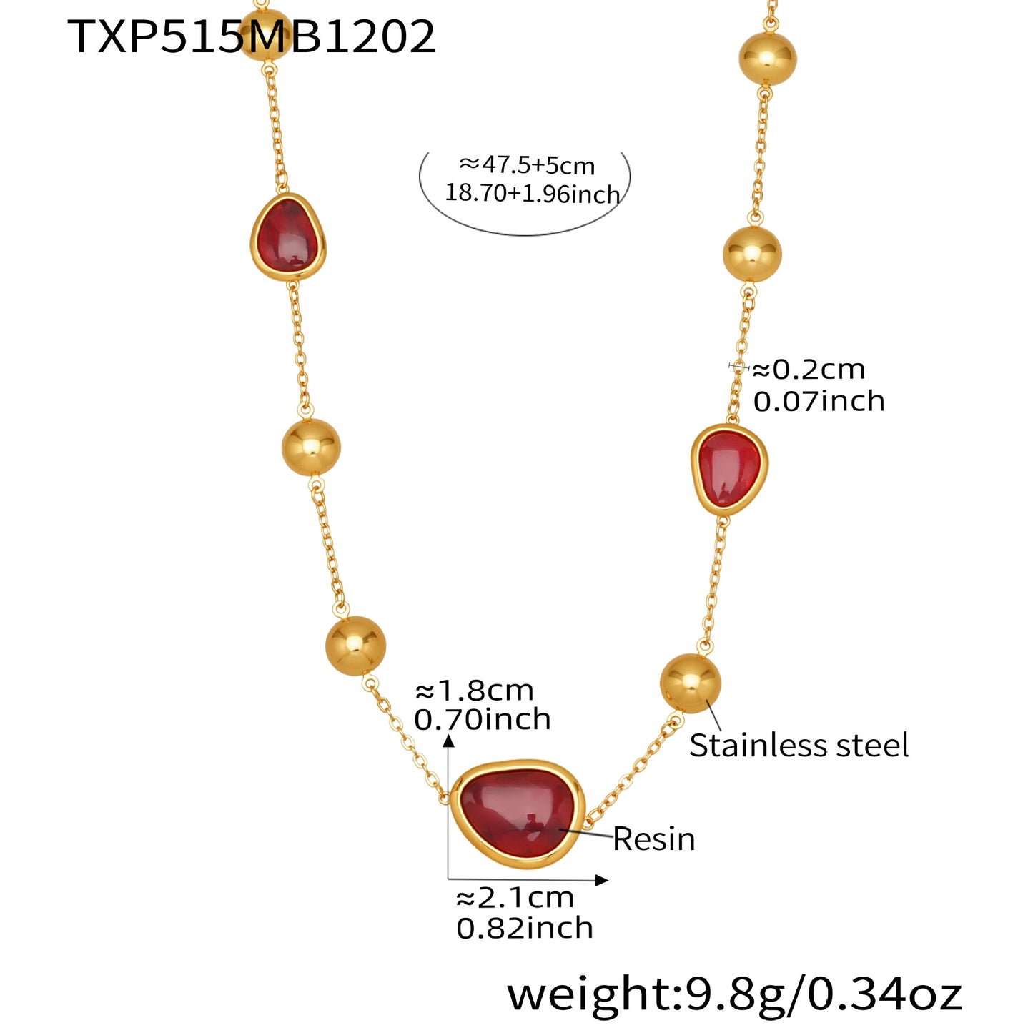 Colorful Resin Jewelry Sets