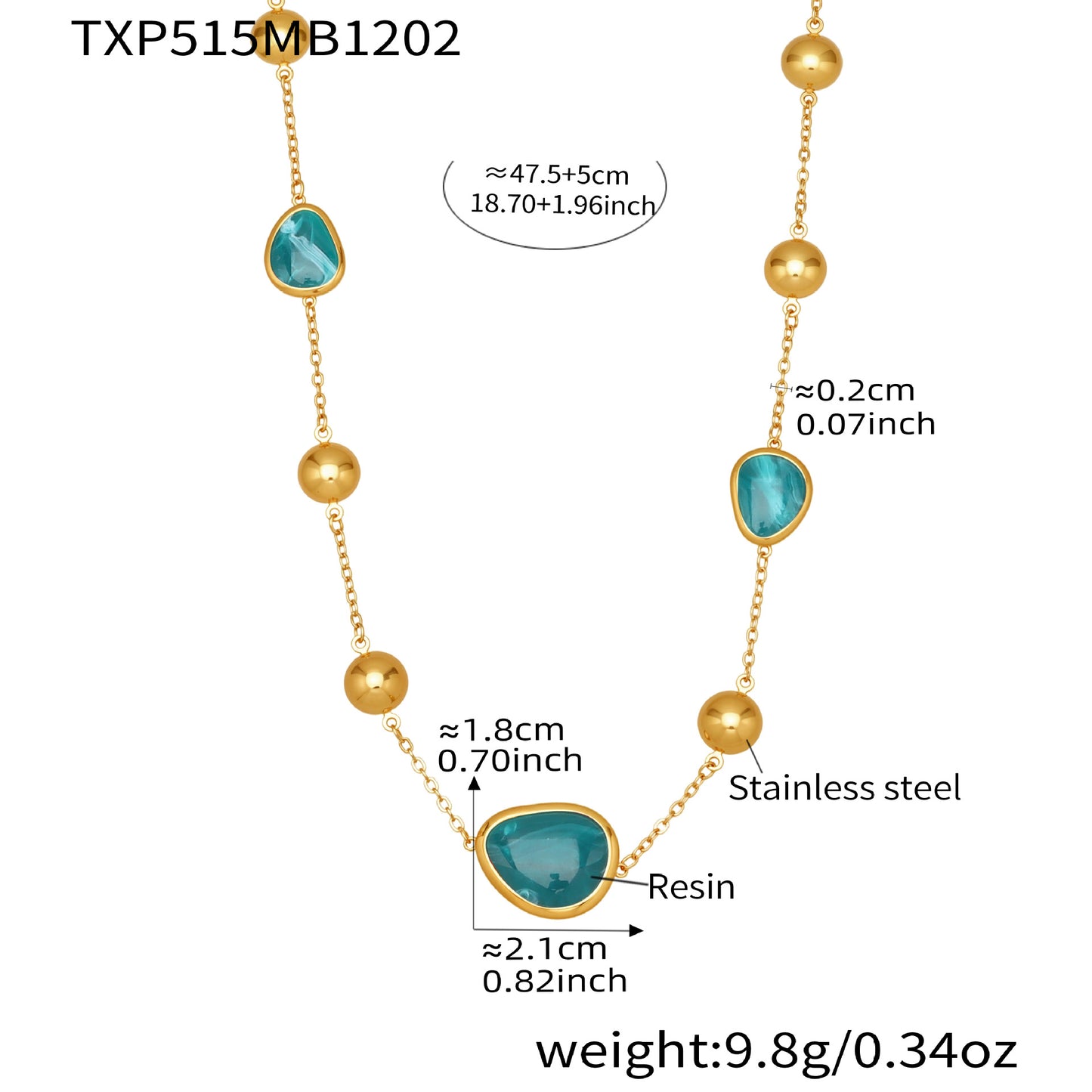 Colorful Resin Jewelry Sets