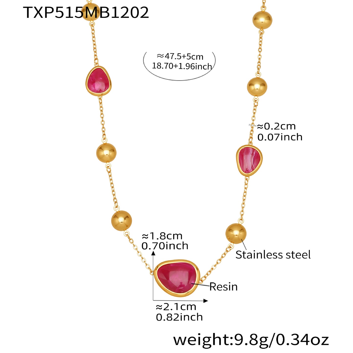 Colorful Resin Jewelry Sets