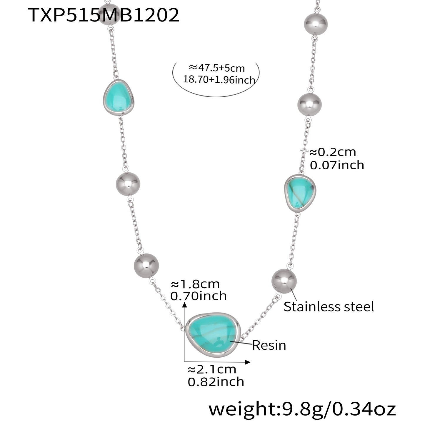 Colorful Resin Jewelry Sets