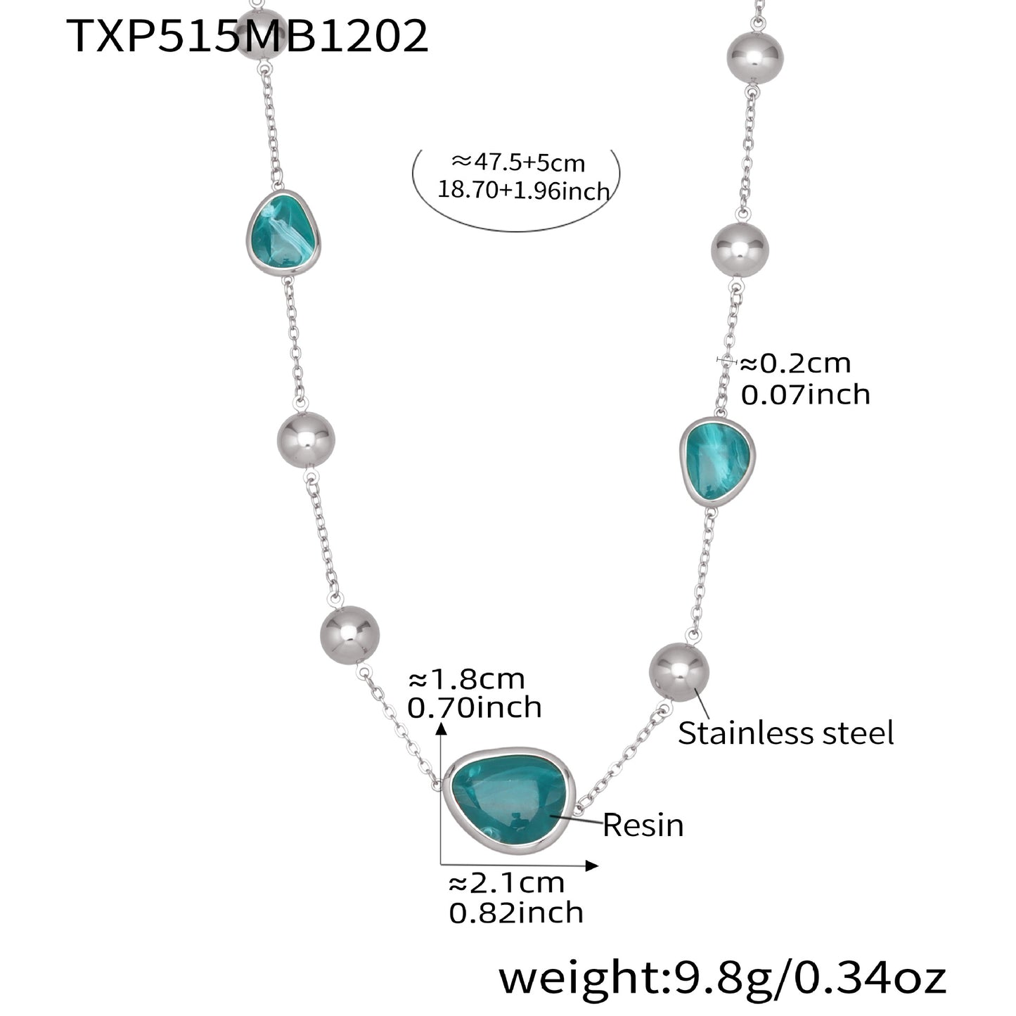 Colorful Resin Jewelry Sets